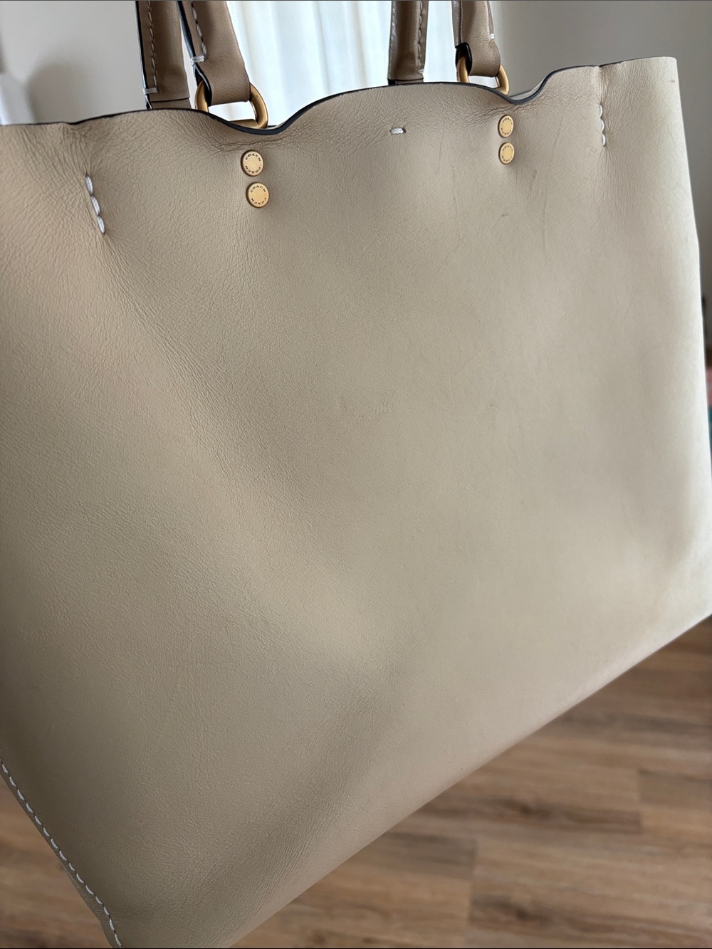 Coach Rogue Tote with floral bow print interior 28430 - Picture 7 of 13
